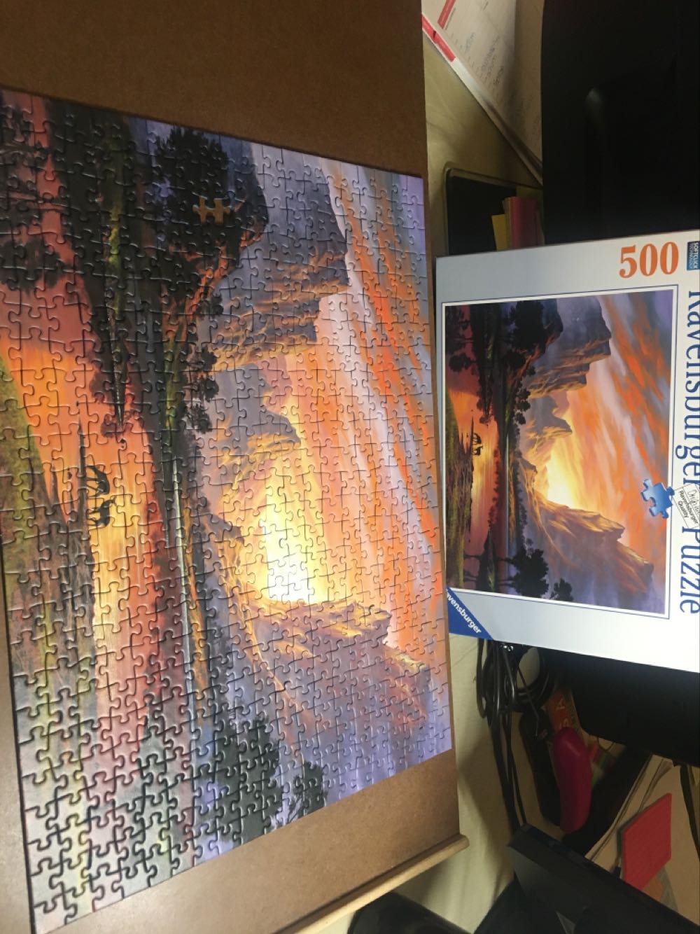 Tranquil Sunset - Ravensburger puzzle collectible [Barcode 4005556148332] - Main Image 2