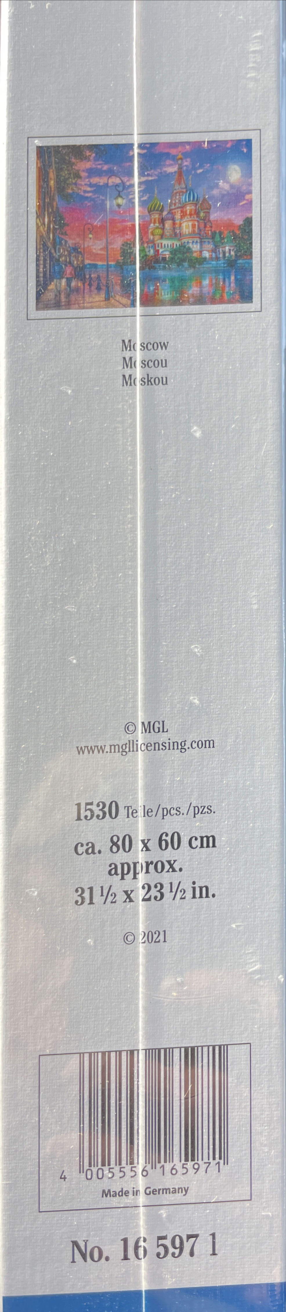 Moscow - Ravensburger puzzle collectible [Barcode 4005556165971] - Main Image 2