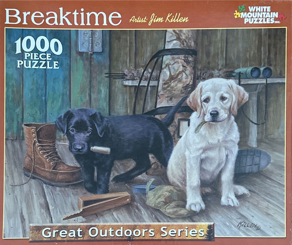 Breaktime - White Mountain Puzzles puzzle collectible [Barcode 724819249916] - Main Image 2