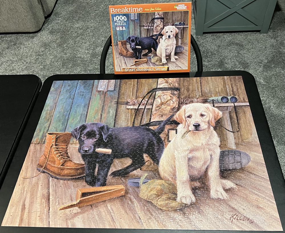 Breaktime - White Mountain Puzzles puzzle collectible [Barcode 724819249916] - Main Image 3