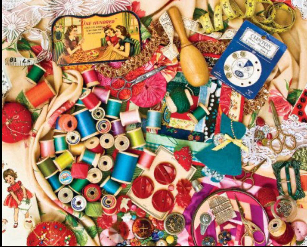 Sew Sweet - Springbok puzzle collectible [Barcode 091683105458] - Main Image 2