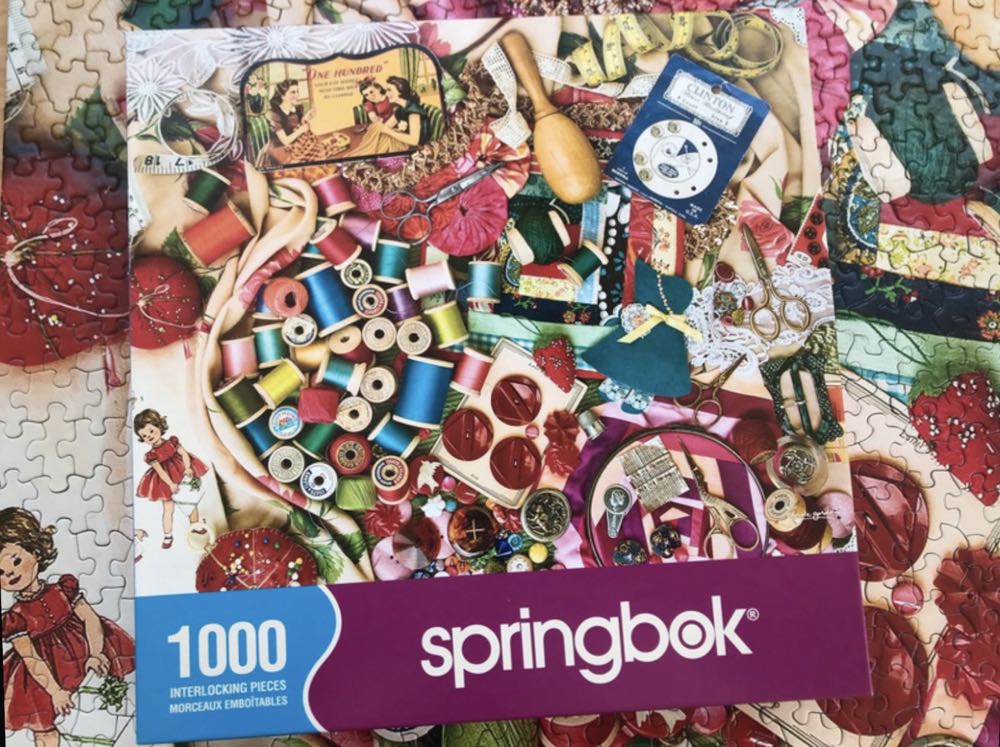 Sew Sweet - Springbok puzzle collectible [Barcode 091683105458] - Main Image 4