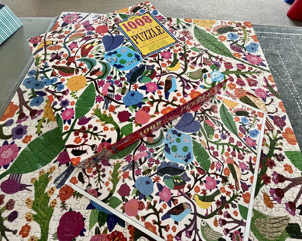 Birds And Flowers Piece - Eeboo puzzle collectible [Barcode 689196506017] - Main Image 3