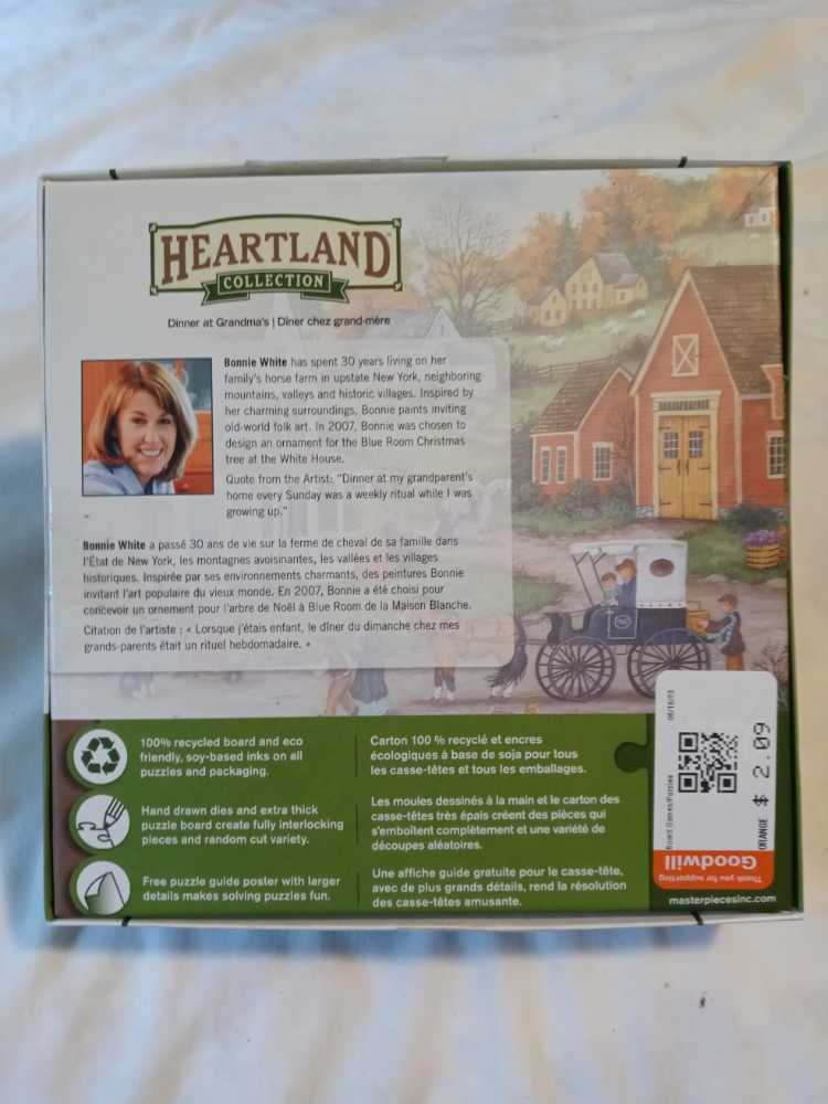 Dinner At Grandma’s - KEEP - Masterpieces, Inc. puzzle collectible [Barcode 705988320743] - Main Image 4