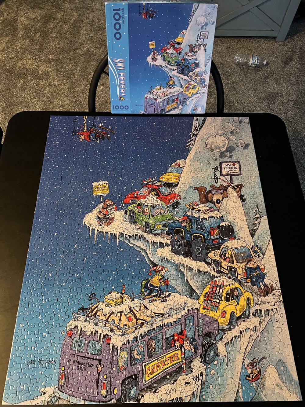 Ski Fever!  - Springbok puzzle collectible - Main Image 3