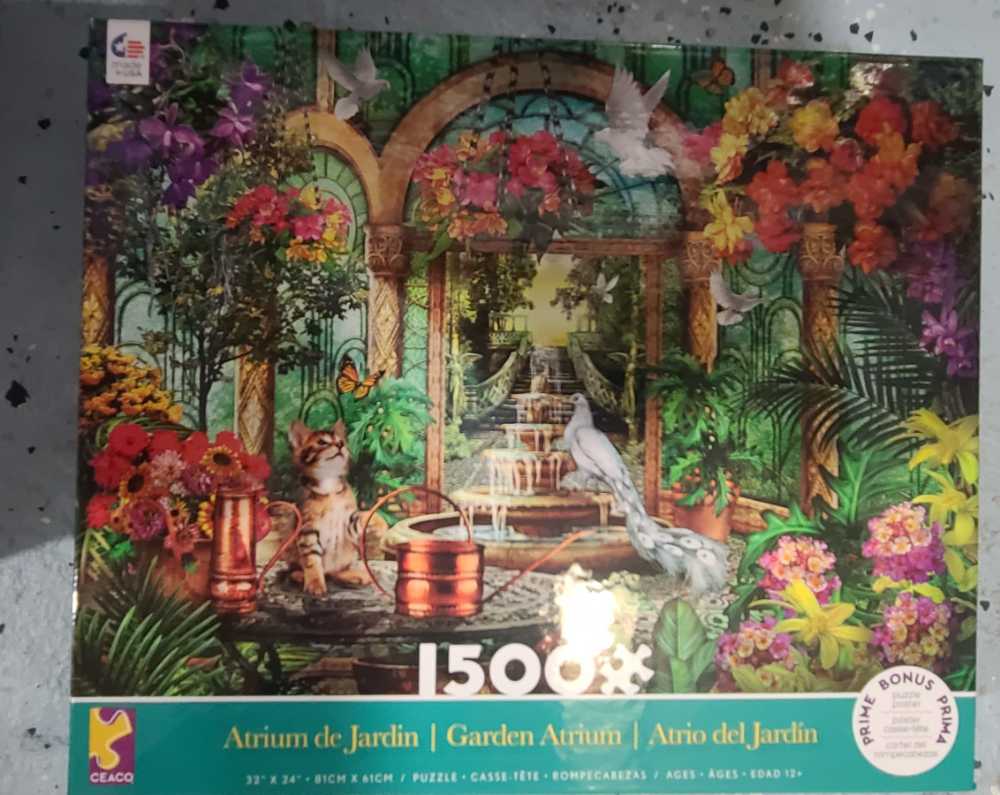 Garden Atrium - Ceaco puzzle collectible [Barcode 021081340427] - Main Image 2