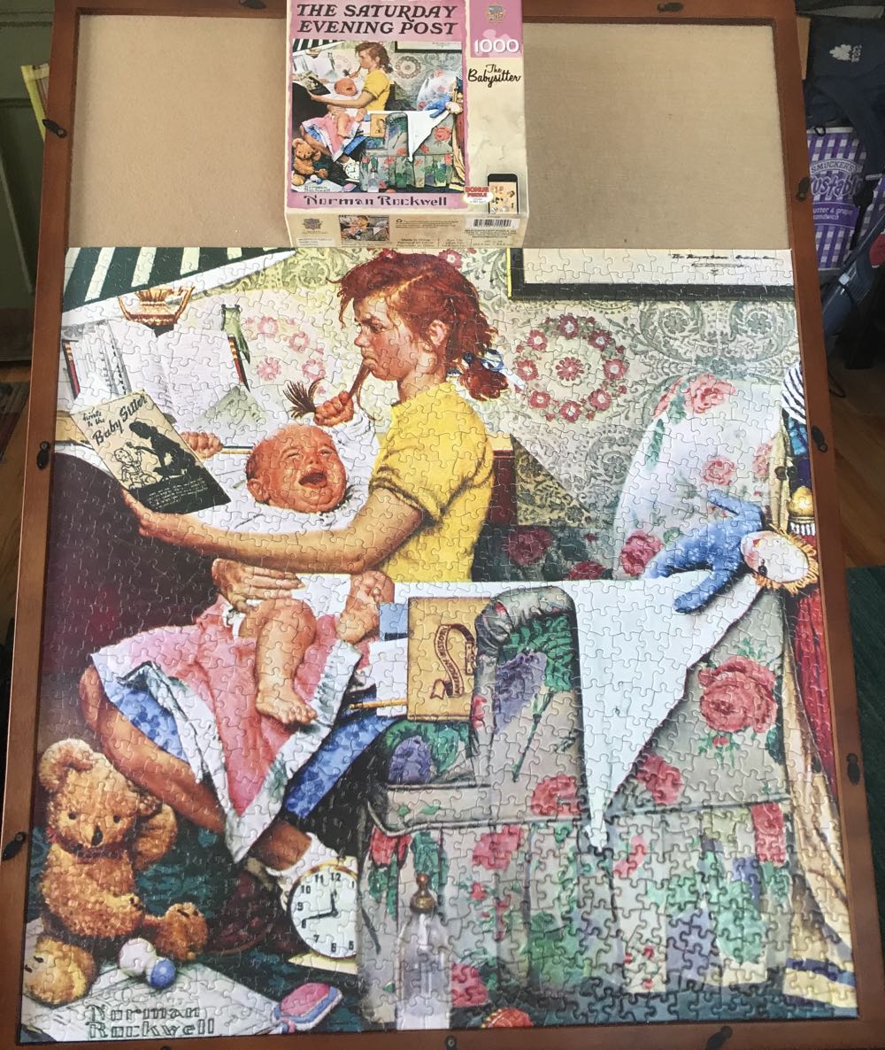 The Babysitter - Masterpieces 🇺🇸 puzzle collectible [Barcode 705988715099] - Main Image 3