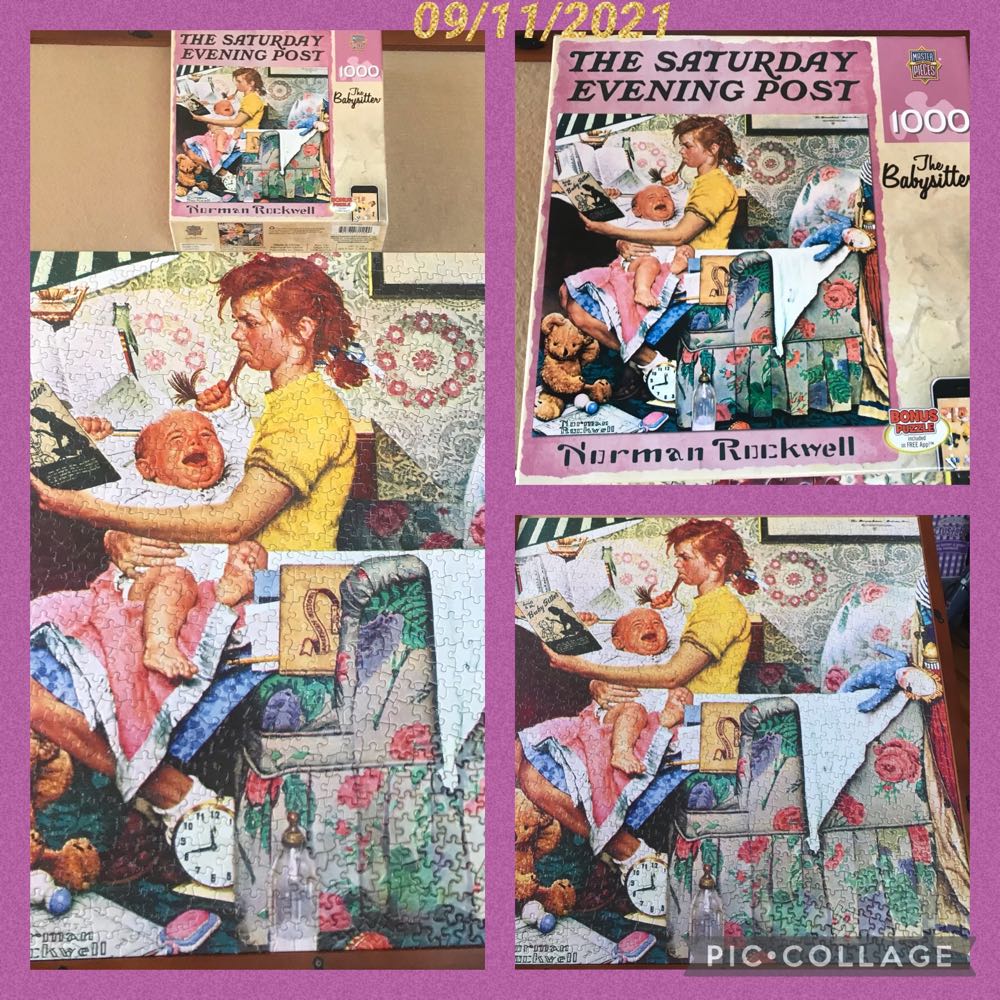 The Babysitter - Masterpieces 🇺🇸 puzzle collectible [Barcode 705988715099] - Main Image 4