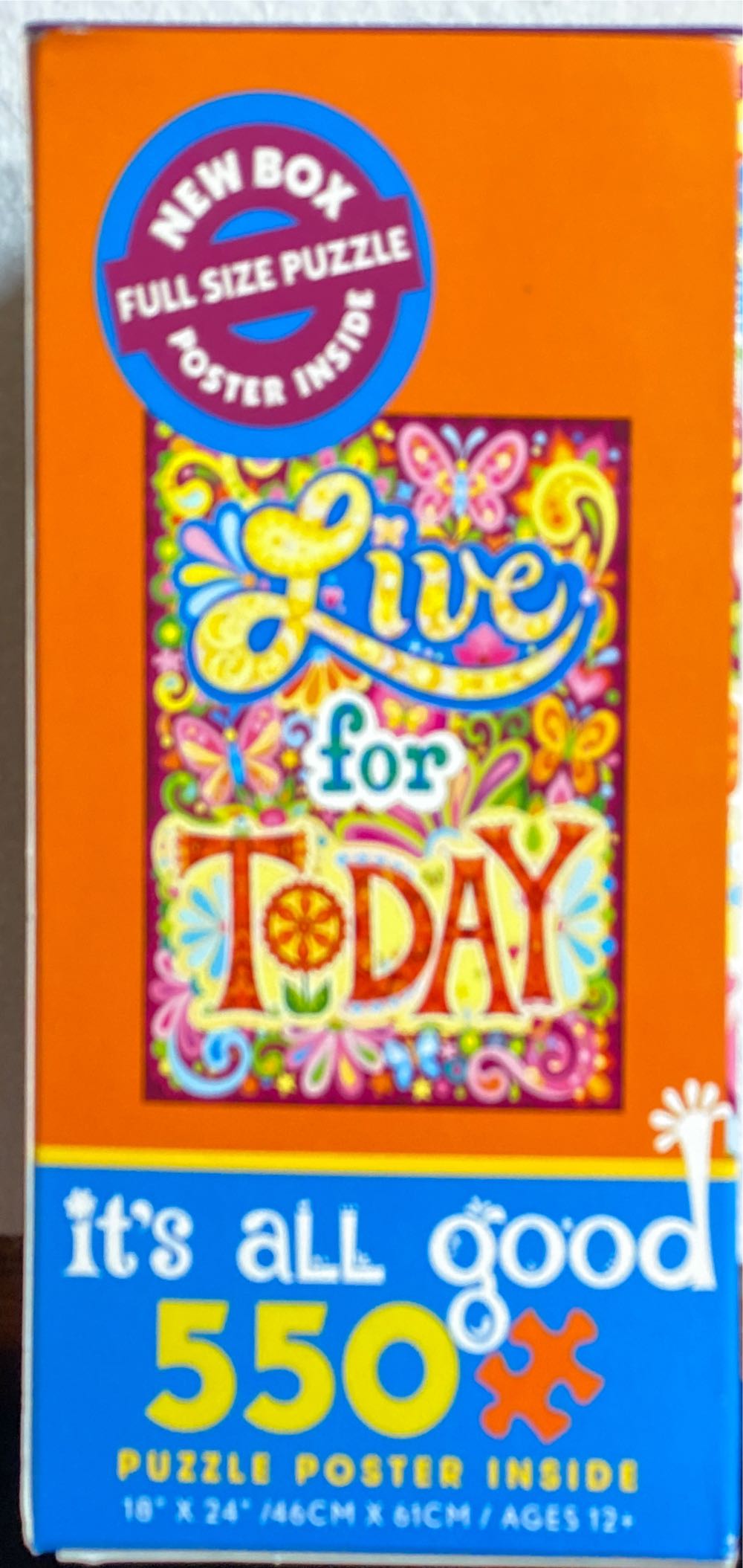 Live for Today - Ceaco puzzle collectible [Barcode 021081231343] - Main Image 3