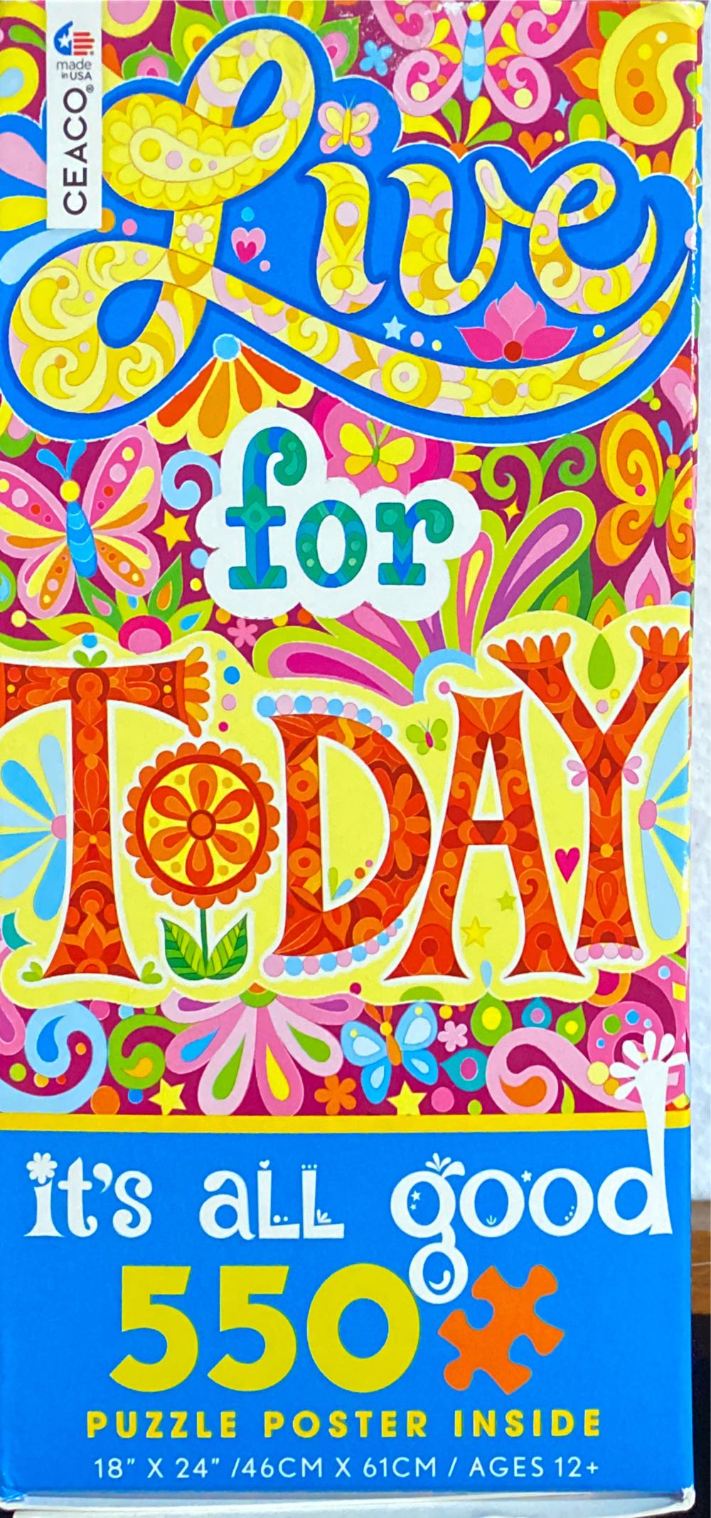 Live for Today - Ceaco puzzle collectible [Barcode 021081231343] - Main Image 4