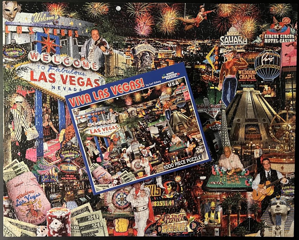 Viva Las Vegas**- 307, 1/16/23-TRADED - White Mountain puzzle collectible [Barcode 724819252282] - Main Image 4