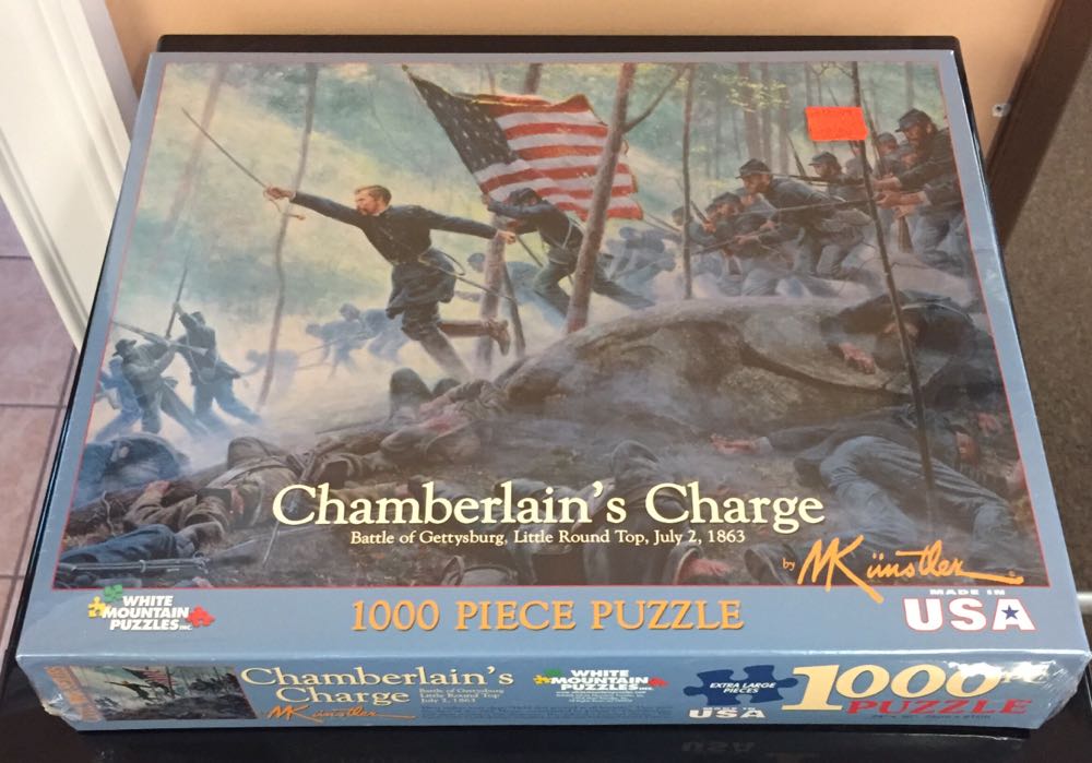 Chamberlain’s Charge-MJT - White Mountain Puzzles puzzle collectible [Barcode 724819251049] - Main Image 2