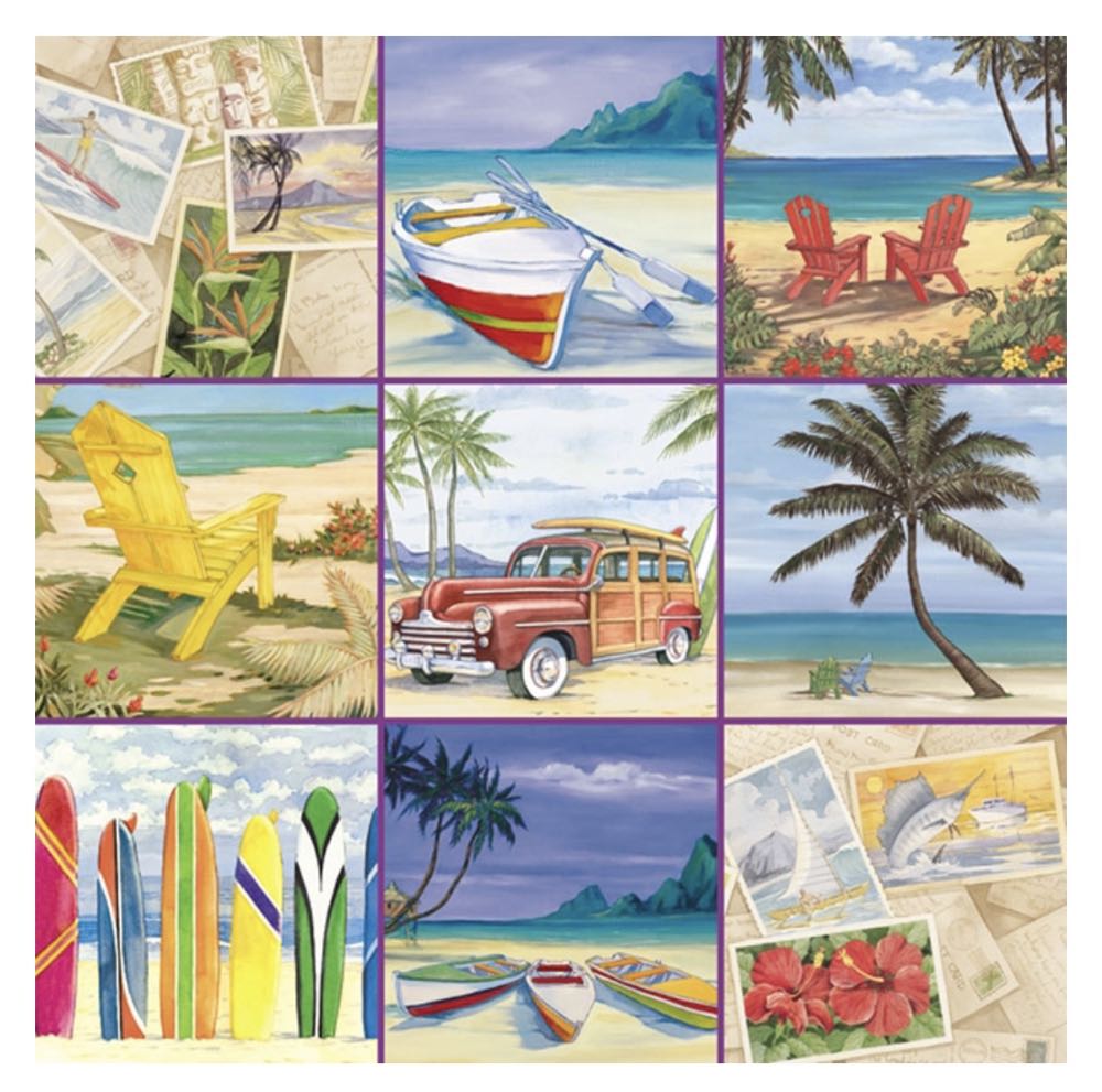 Tropical Paradise - Mega Puzzles puzzle collectible [Barcode 072348505493] - Main Image 2