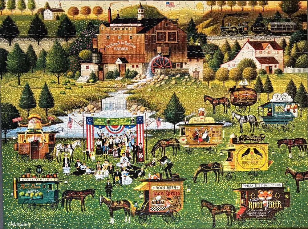 Rally At Dandelion Mill-Jennifer - Buffalo Games puzzle collectible [Barcode 079346114399] - Main Image 2