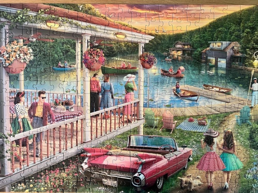 Summer At The Lake - Ravensburger puzzle collectible [Barcode 4005556164387] - Main Image 3