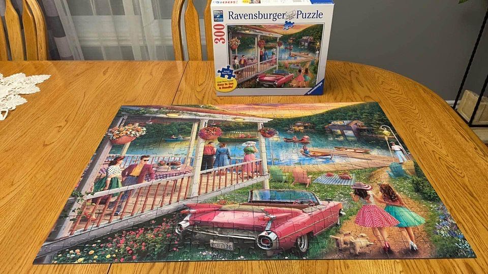 Summer At The Lake - Ravensburger puzzle collectible [Barcode 4005556164387] - Main Image 4