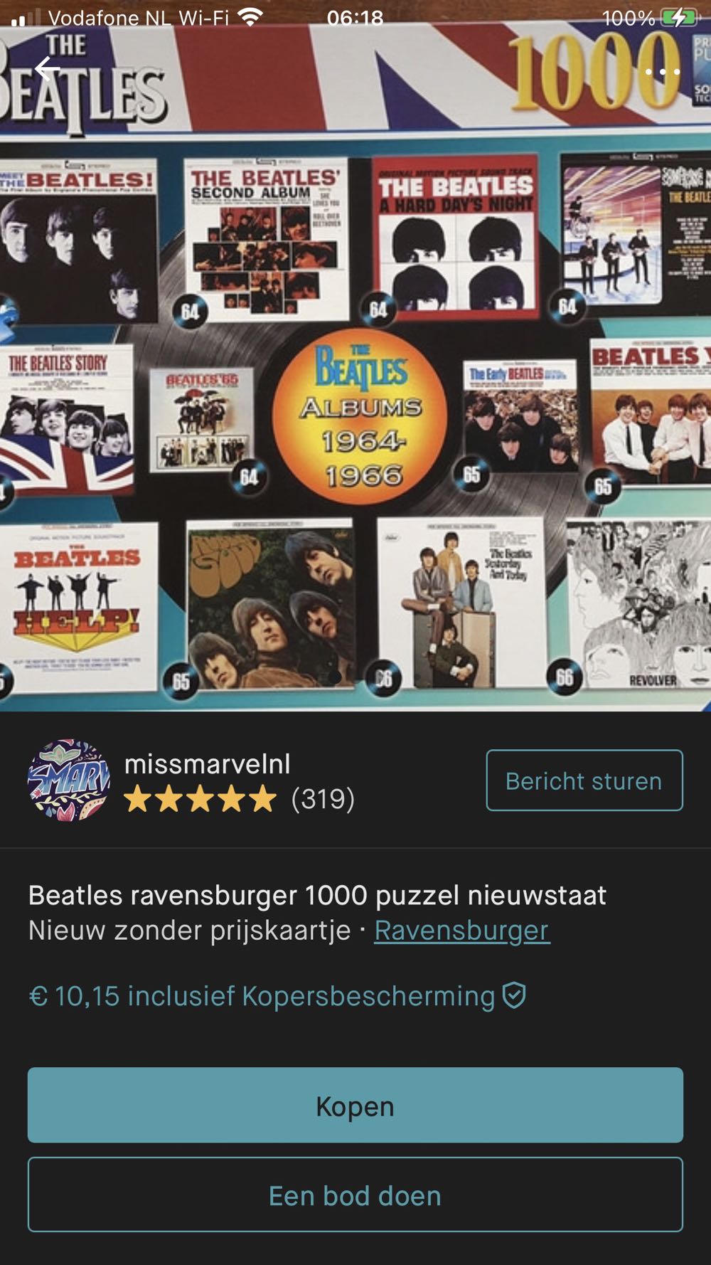 The Beatles Albums 1964 - 1966 - Ravensburger 🇩🇪 puzzle collectible [Barcode 4005556197538] - Main Image 4