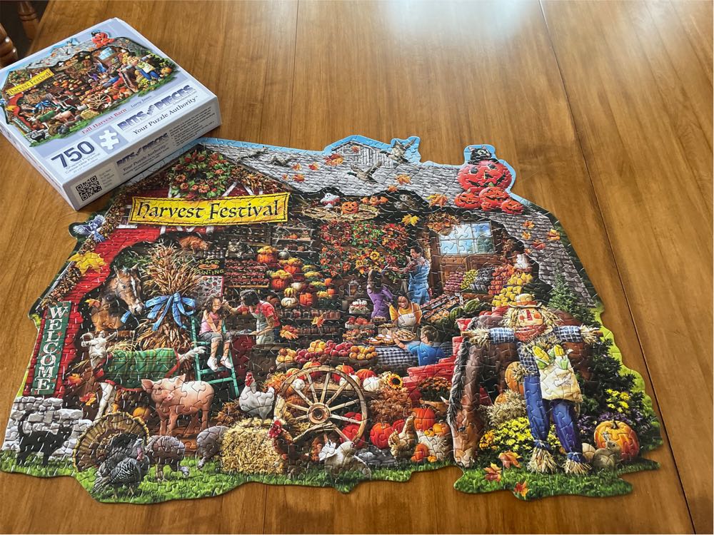 Fall Harvest Barn - NFT - Bits And Pieces puzzle collectible [Barcode 192949033918] - Main Image 4