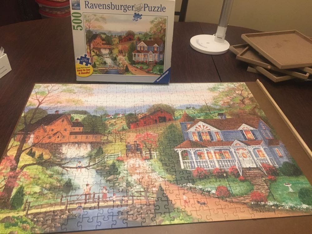 The Fishing Lesson ✅🚪📸 - Ravensburger puzzle collectible [Barcode 4005556149599] - Main Image 2