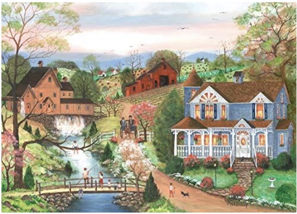 The Fishing Lesson ✅🚪📸 - Ravensburger puzzle collectible [Barcode 4005556149599] - Main Image 3