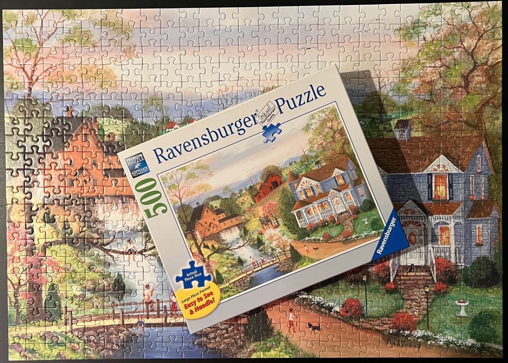 The Fishing Lesson ✅🚪📸 - Ravensburger puzzle collectible [Barcode 4005556149599] - Main Image 4