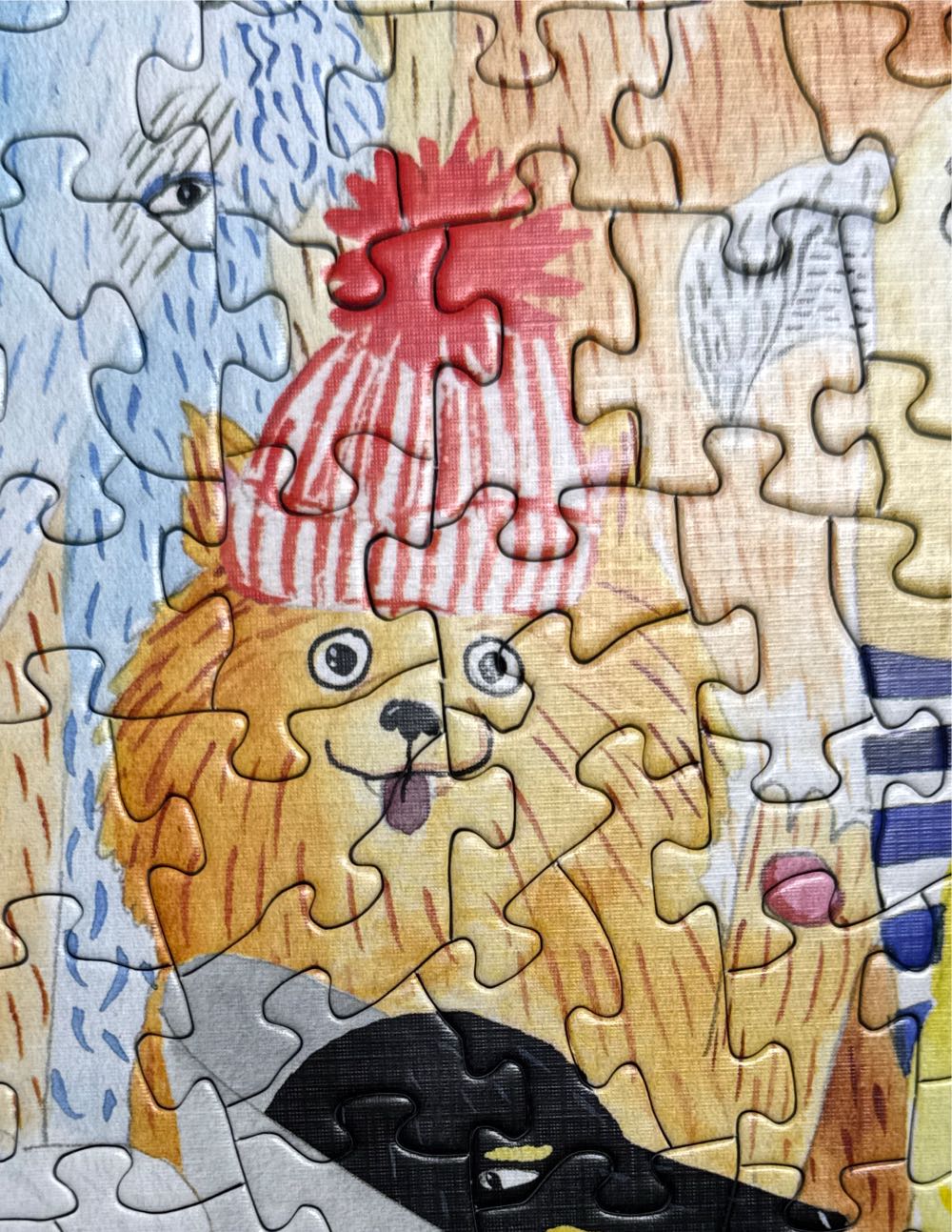 Colorful Canines - PuzzleTwist puzzle collectible [Barcode 614399101370] - Main Image 4