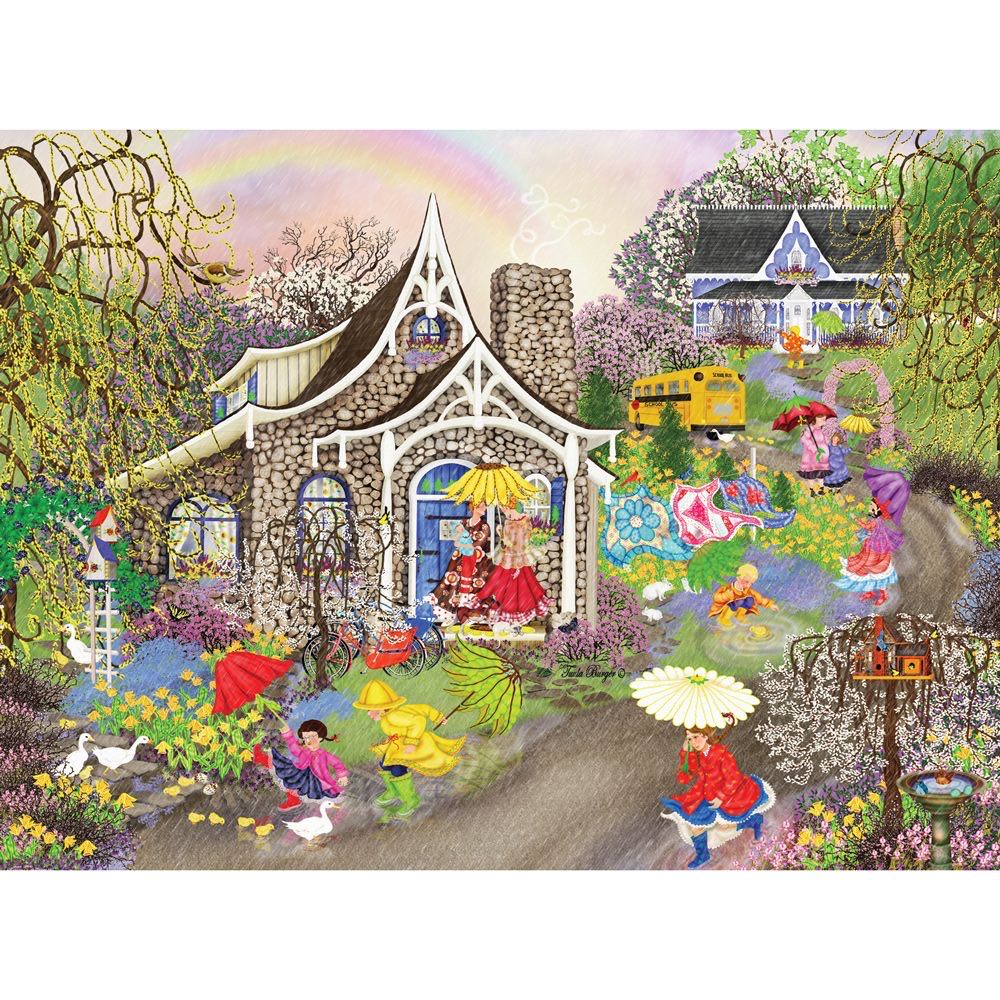 Rainbow Showers - Bits & Pieces puzzle collectible [Barcode 704812103163] - Main Image 2
