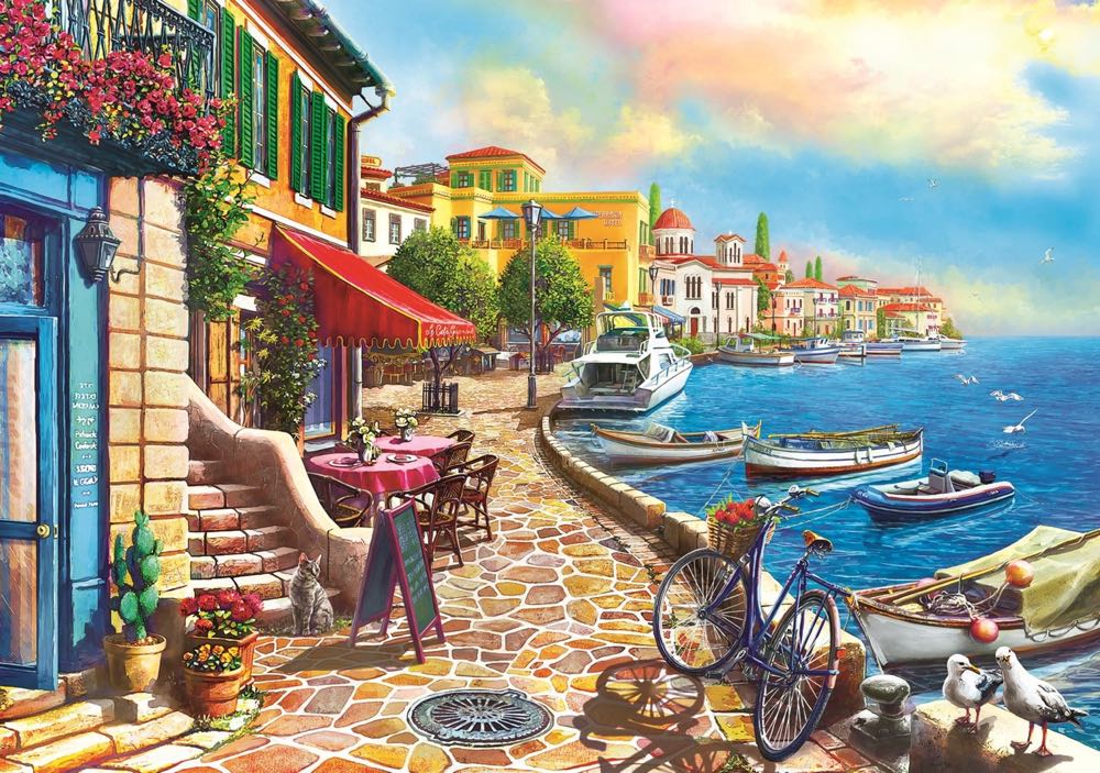 Sunny Embankment - Ravensburger puzzle collectible [Barcode 4005556820115] - Main Image 2