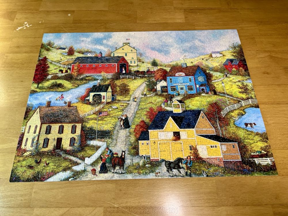 Bridge Country Store Lane -  Ceaco puzzle collectible [Barcode 021081330640] - Main Image 2