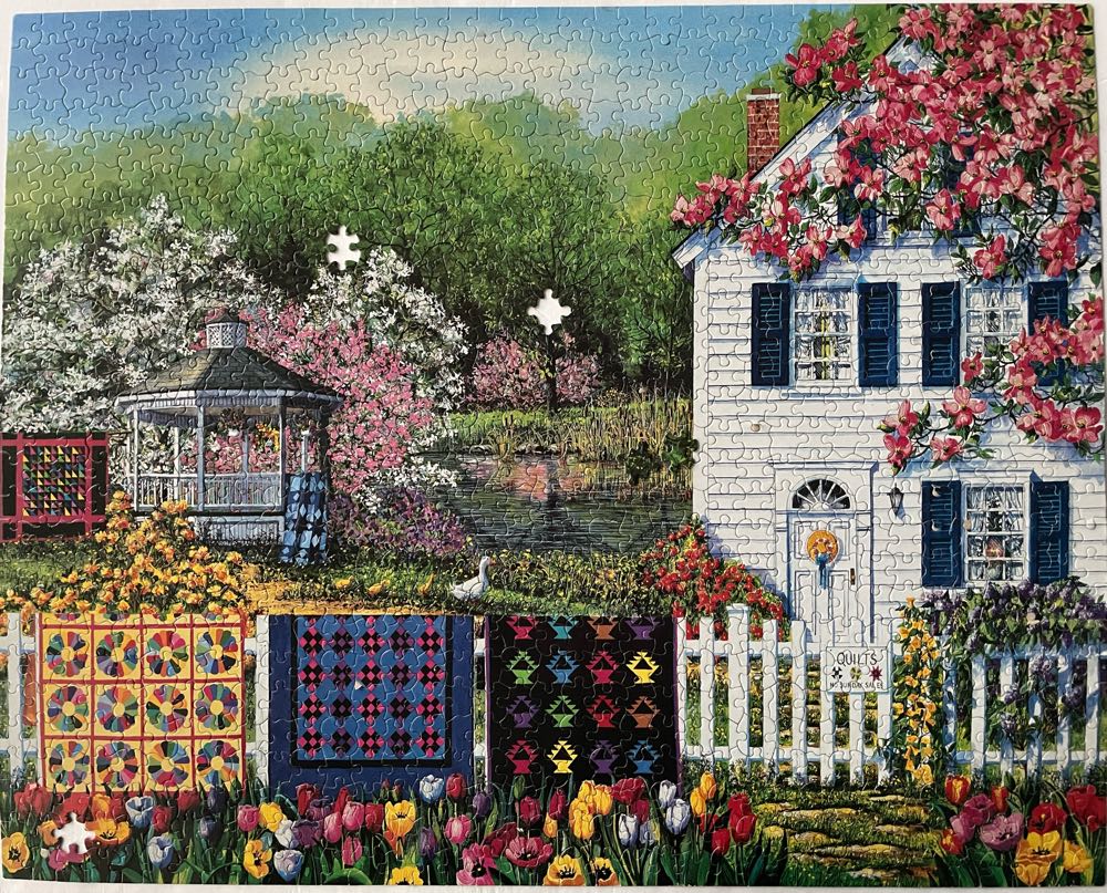 Quilts For Sale - White Mountain puzzle collectible [Barcode 724819248636] - Main Image 2