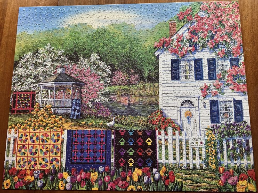 Quilts For Sale - White Mountain puzzle collectible [Barcode 724819248636] - Main Image 3
