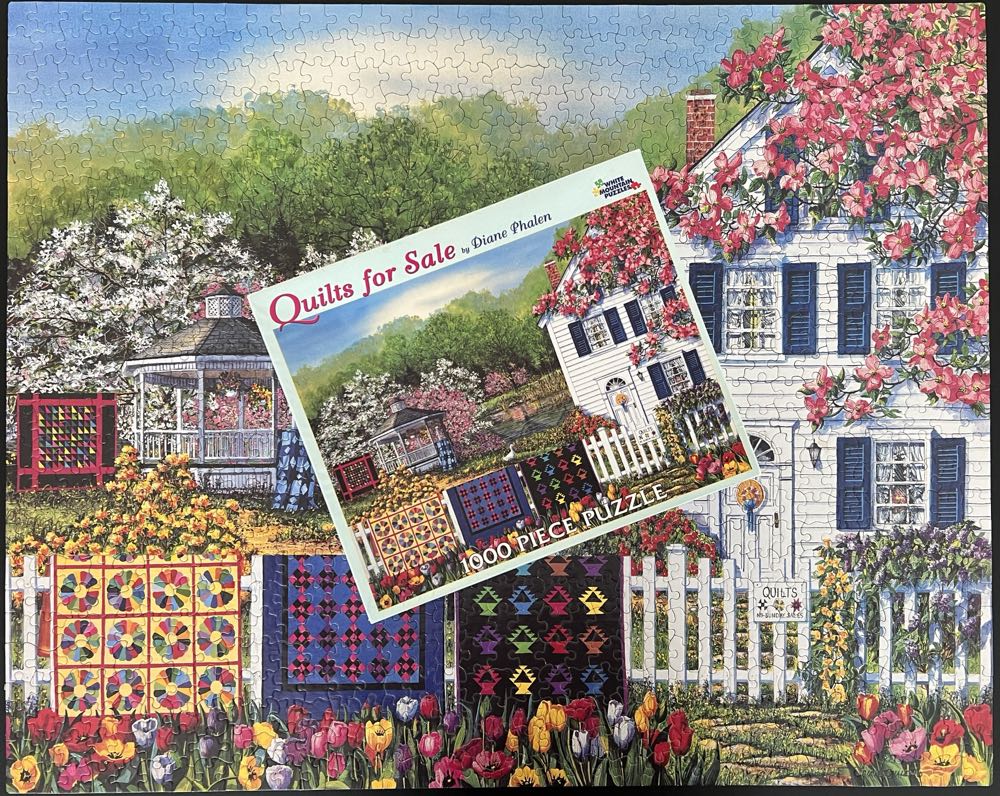 Quilts For Sale - White Mountain puzzle collectible [Barcode 724819248636] - Main Image 4