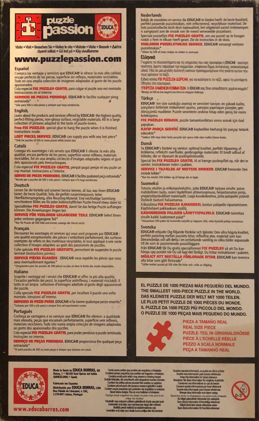 Collage Gaudi - Educa puzzle collectible [Barcode 8412668118744] - Main Image 3