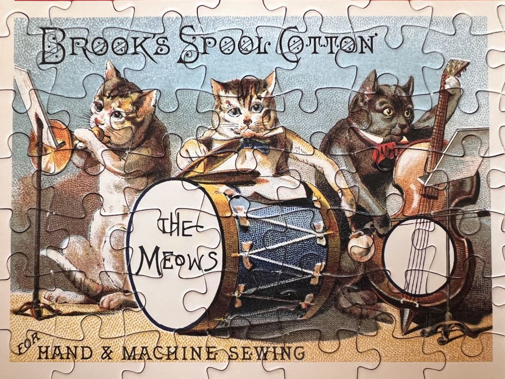 Cats And Kittens - Cavallini puzzle collectible [Barcode 9781635448887] - Main Image 4