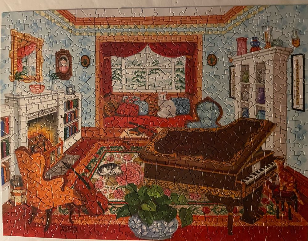 Music Room - Bits And Pieces puzzle collectible [Barcode 704812114176] - Main Image 2