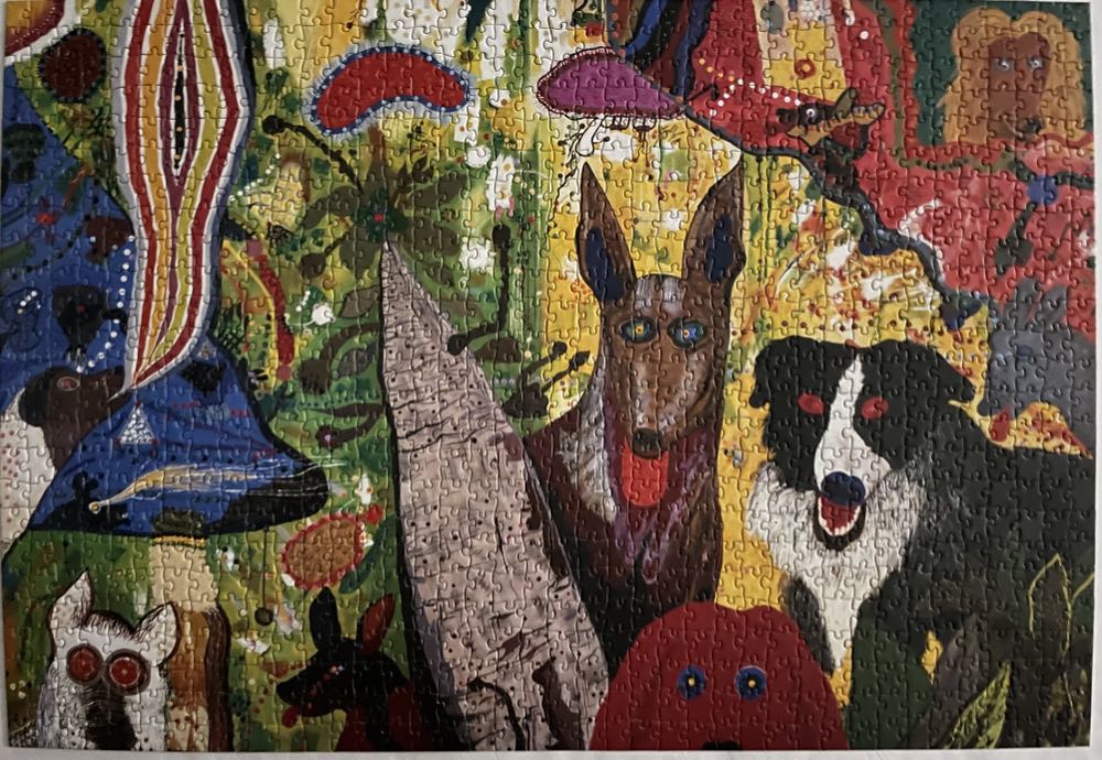 Country Dog Gentlemen - Pomegranate puzzle collectible [Barcode 717195217174] - Main Image 2