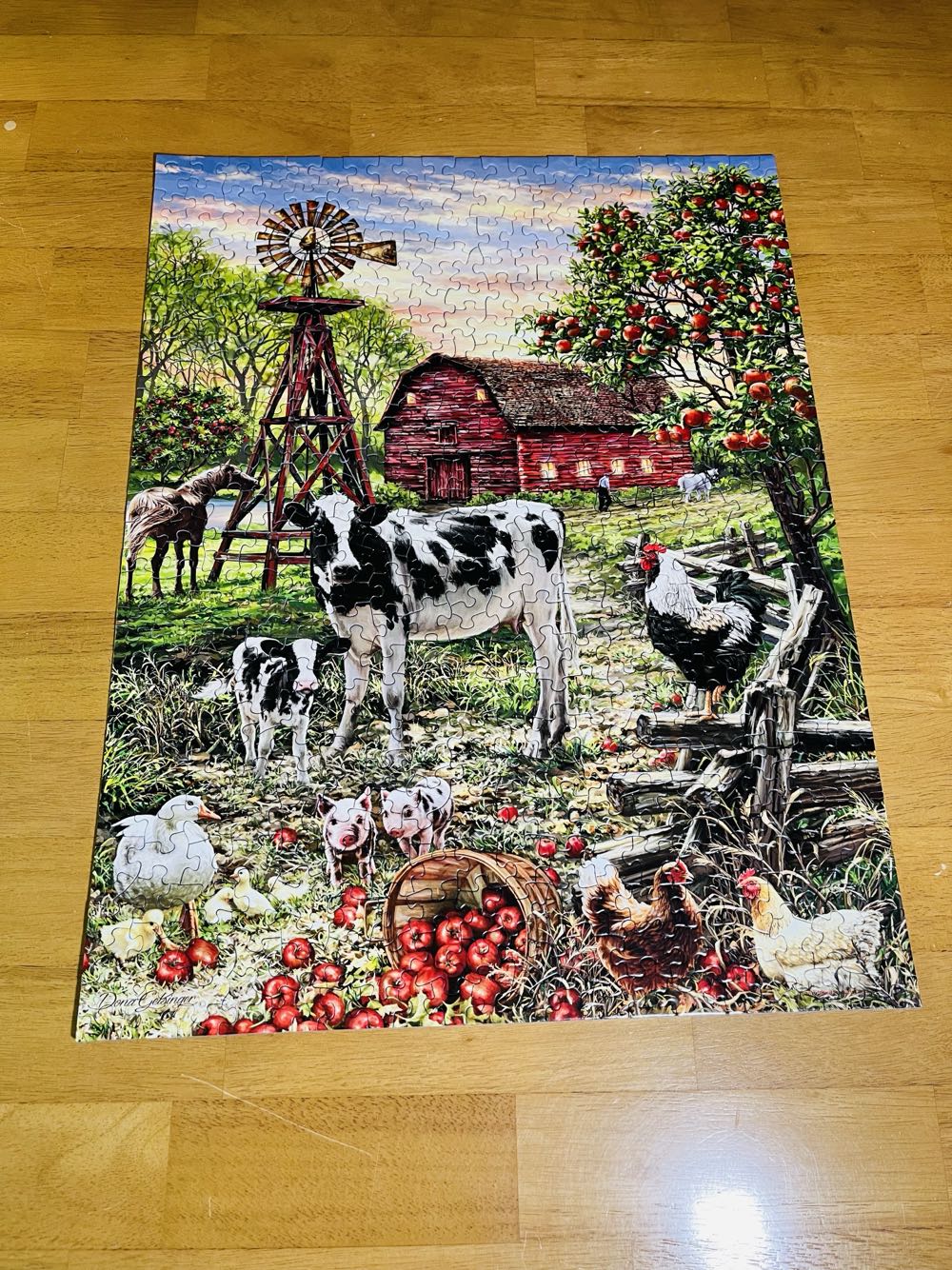 500: Barnyard Animals - Springbok 🇺🇸 puzzle collectible [Barcode 091683015993] - Main Image 2