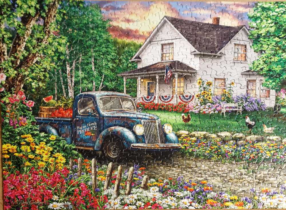 Simpler Times - Springbok puzzle collectible [Barcode 091683016136] - Main Image 2