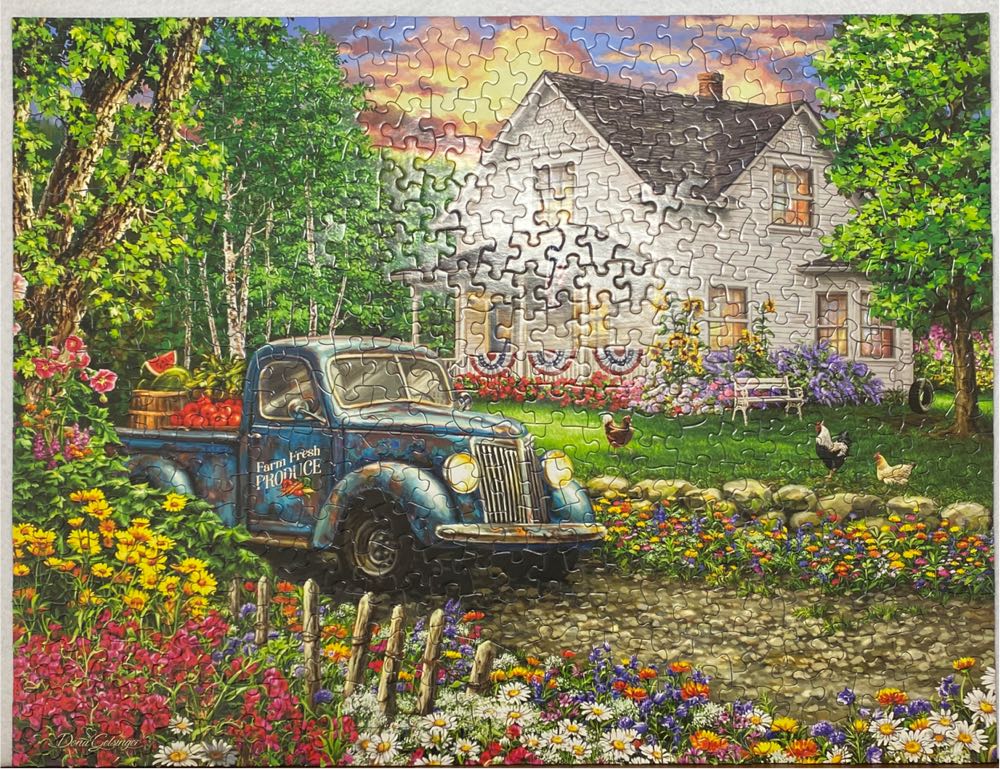 Simpler Times - Springbok puzzle collectible [Barcode 091683016136] - Main Image 3