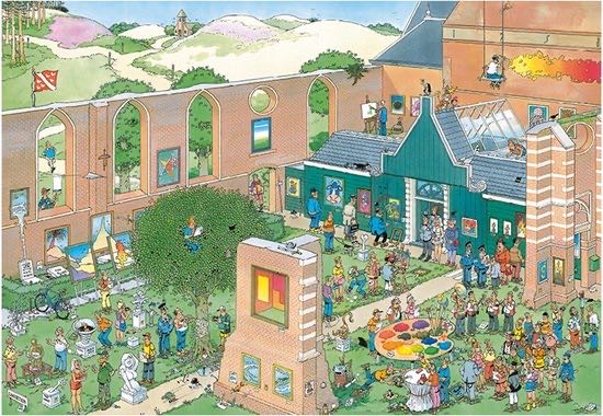 The Art Market - Jumbo/JVH puzzle collectible [Barcode 8710126200230] - Main Image 2