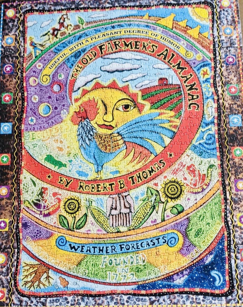 The Old Farmers Almanac - White Mountain puzzle collectible - Main Image 2