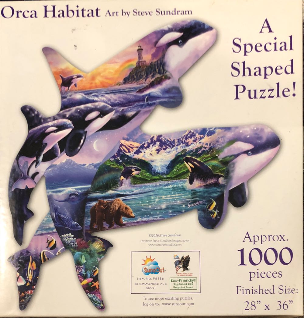 Orca Habitat - SunsOut puzzle collectible [Barcode 796780961869] - Main Image 1