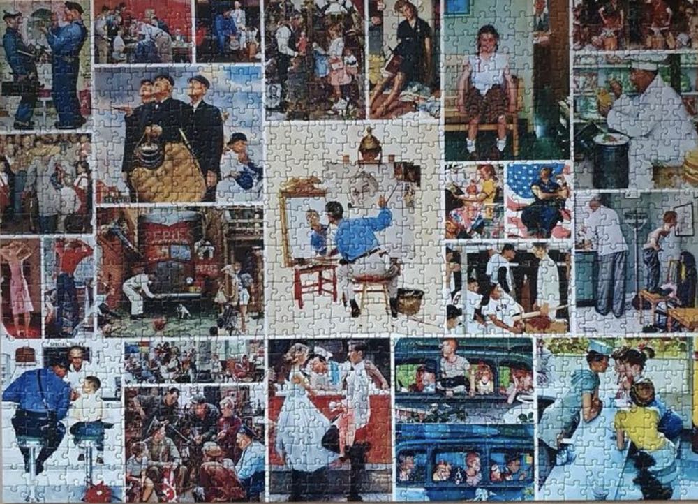 Rockwell Collage ❌ (-1) - MasterPieces puzzle collectible [Barcode 705988716218] - Main Image 3