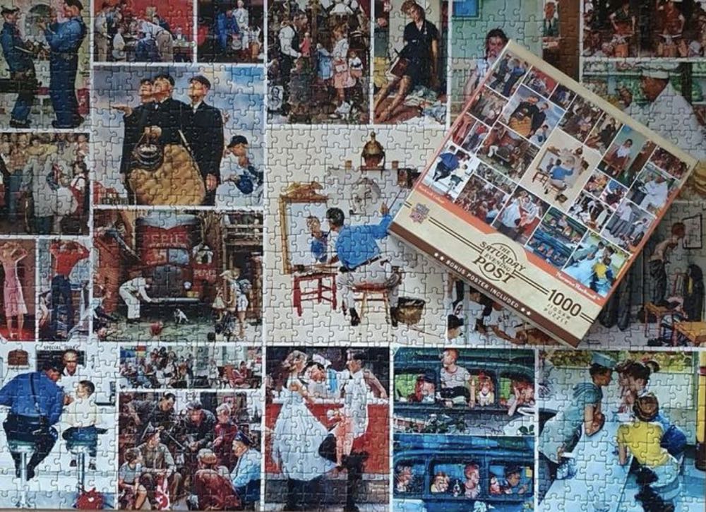 Rockwell Collage ❌ (-1) - MasterPieces puzzle collectible [Barcode 705988716218] - Main Image 4