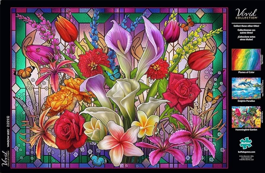 Window Lillies - Buffalo puzzle collectible [Barcode 079346122158] - Main Image 2