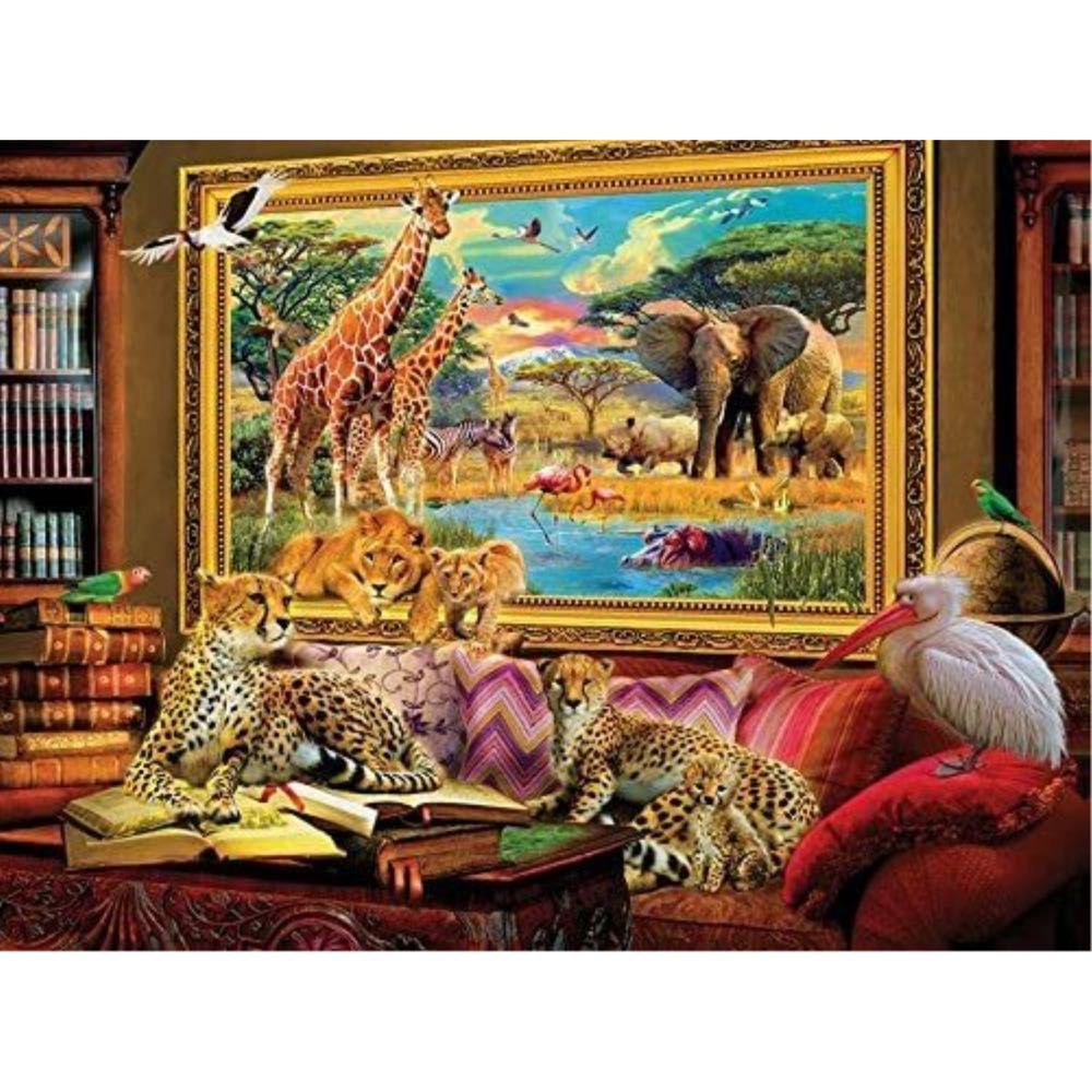Coming To Life Savannah - Ceaco puzzle collectible [Barcode 021081330404] - Main Image 2