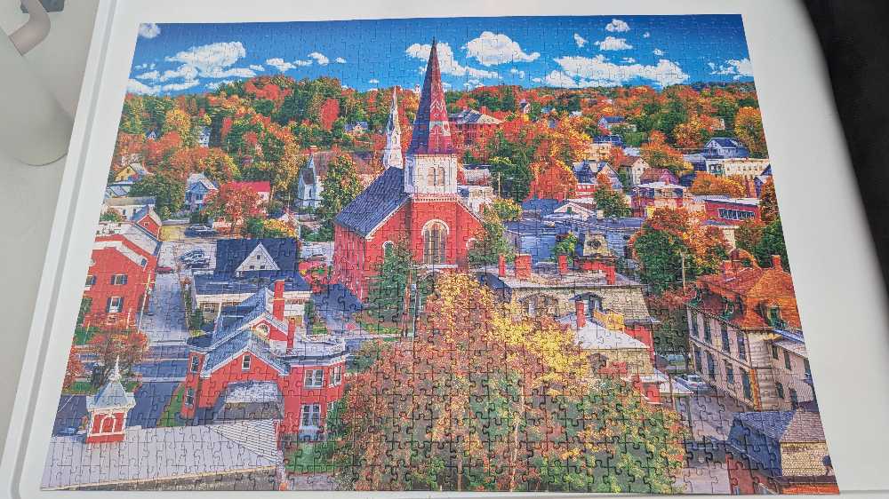 Montpelier VT Townscape - Kodak puzzle collectible [Barcode 4895145421034] - Main Image 2