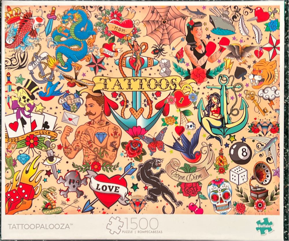 Tattoopalooza - Buffalo Games puzzle collectible [Barcode 079346024384] - Main Image 3