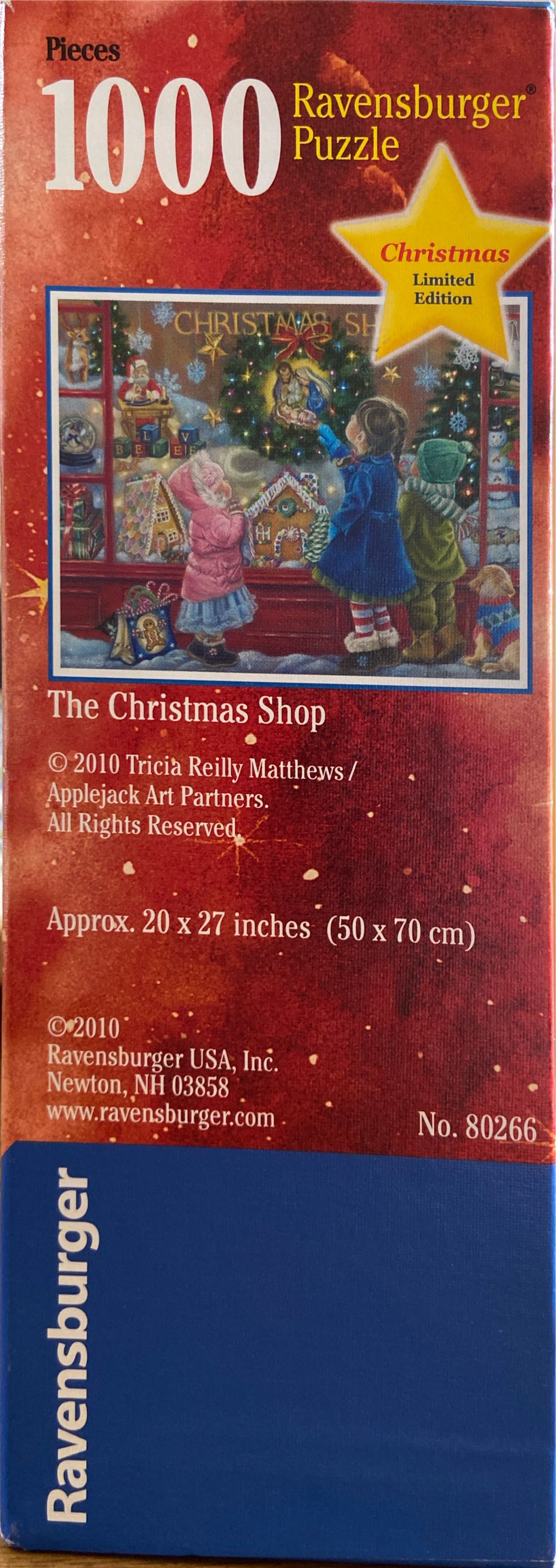 The Christmas Shop  - Ravensburger puzzle collectible [Barcode 666273802668] - Main Image 3