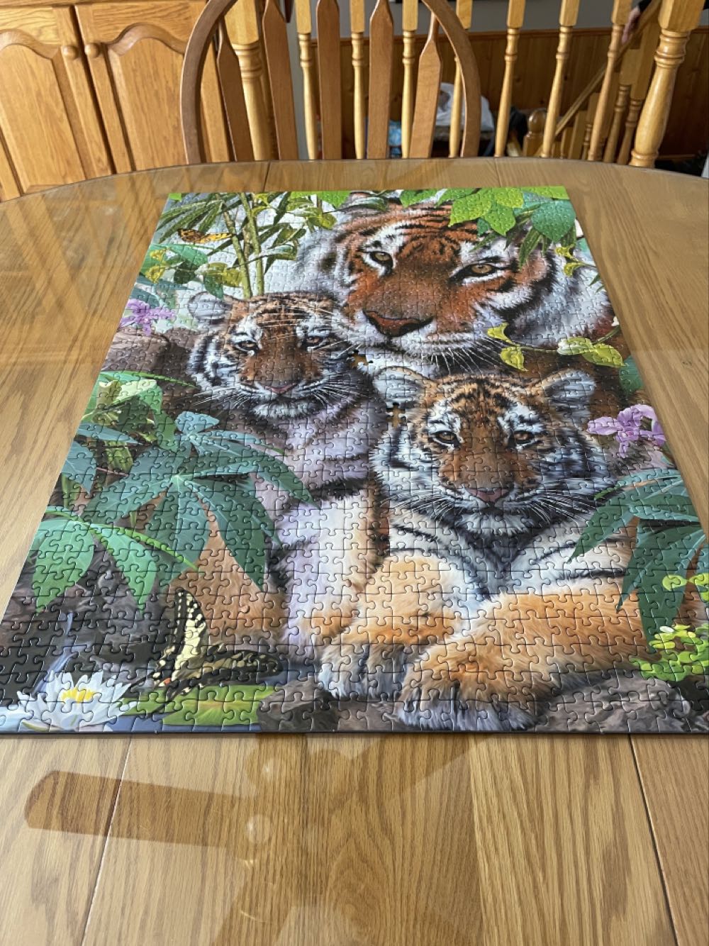 Tiger Family - Ravensburger puzzle collectible [Barcode 4005556191178] - Main Image 2